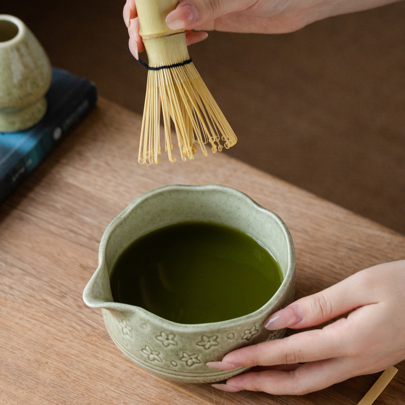 陶瓷抹茶碗抹茶套装日式抹茶茶具套装樱花碗陶瓷抹茶碗陶瓷套装|undefined