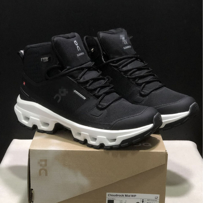 Cross-Border O Run Cloudrock Mid Wp 2026 High-Top Men's and Women's Water-Repellent Mid-Top Hiking Shoes and Sneakers