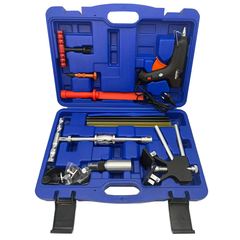 Cross-Border Car Dent Repair Tool Kit Portable Storage Box Sheet Metal Repair Tools Non-Destructive Repair