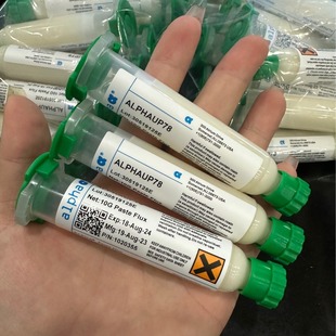 ALPHA ALPHA Syringe Solder Paste UP78 Lead-free Halogen-free POP707 No-wash BGA Solder PASTEFLUX