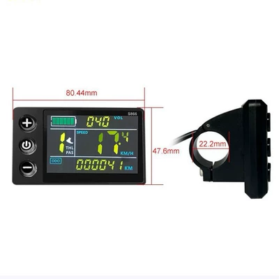Elektromobil cihazları Screen Liquid Crystal Waterproof Electric