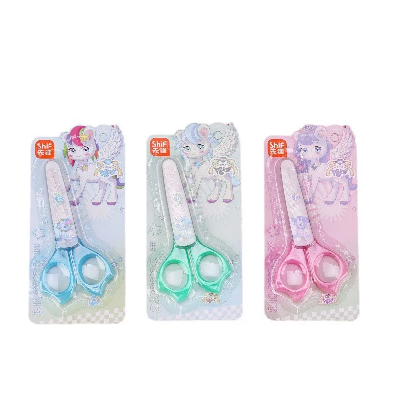 Детские мультяшные портативные безопасные scissors