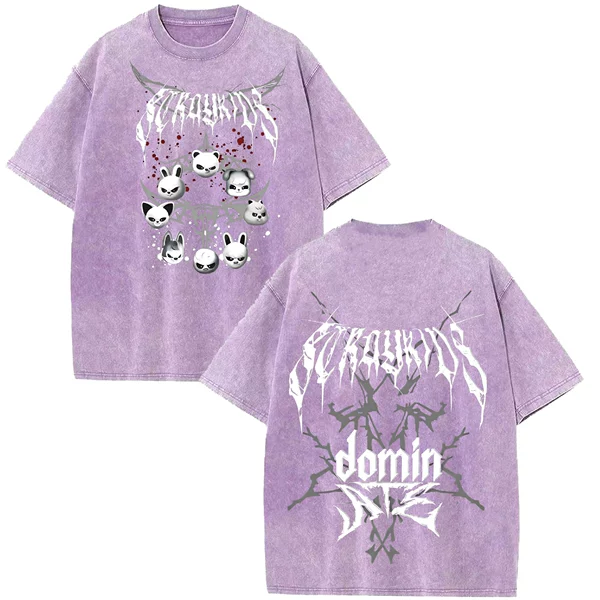 Light purple 1 washed style