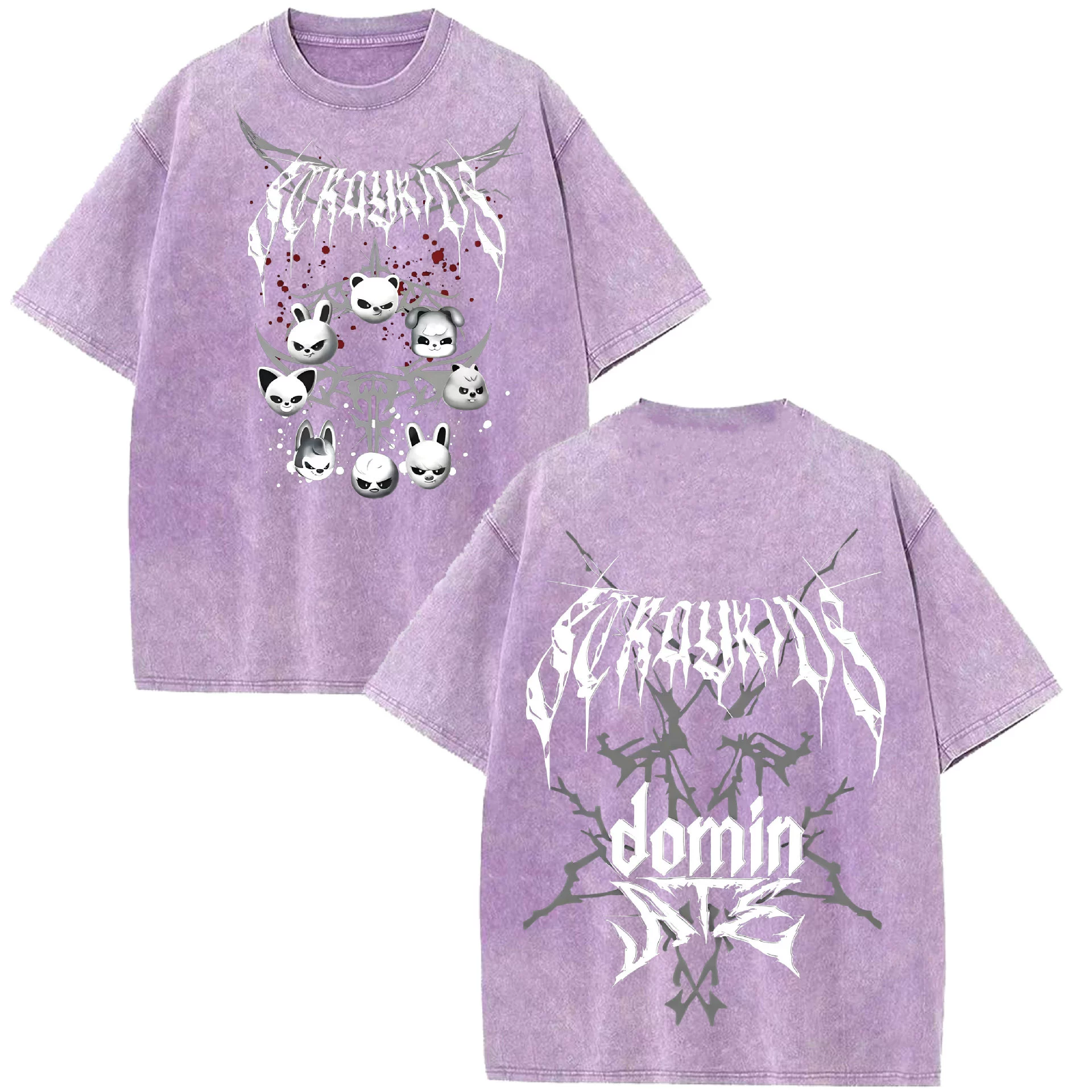 2025 год Bad Rap Independent Station Evil Skzoo Combination Peripheral Print Summer Short Sleeve