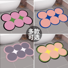 浴室科技布吸水地墊家用衛生間廁所門口防滑腳墊客廳卧室進門墊