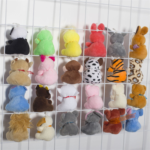 Amazon forest animal puppy pendant cute chicken plush toy teddy bear doll rabbit hand puppet pendant cross-border
