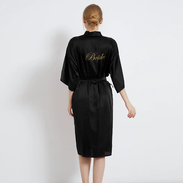 For bride, black