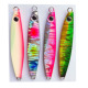8 colors Sinking Jigging Fishing Lures Metal Spoons Fresh Water Bass Swimbait Tackle Gear
