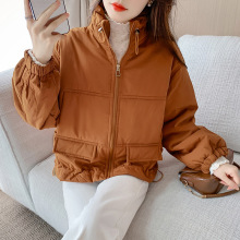 实拍2025年棉服女装短款加厚修身小个子韩版显瘦小棉袄冬季外套潮