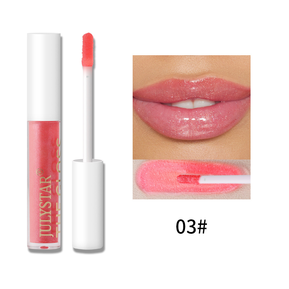 Cross-border makeup long-lasting moisturizing transparent nourishing lip gloss, European and American water light mirror brightening lip gloss and lip oil wholesale for export undefined
