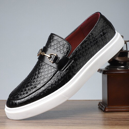 Leather shoes for men, business casual soft-soled versatile leather shoes