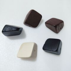 Diy耳飾り材料木製横穴木製台形四角イヤリングシンプルでおしゃれなピアスアクセサリー部品