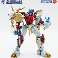 Pangu Model PT-03 Lion King Commander White Lion Zi Zhu deformation toy boy and child finished model