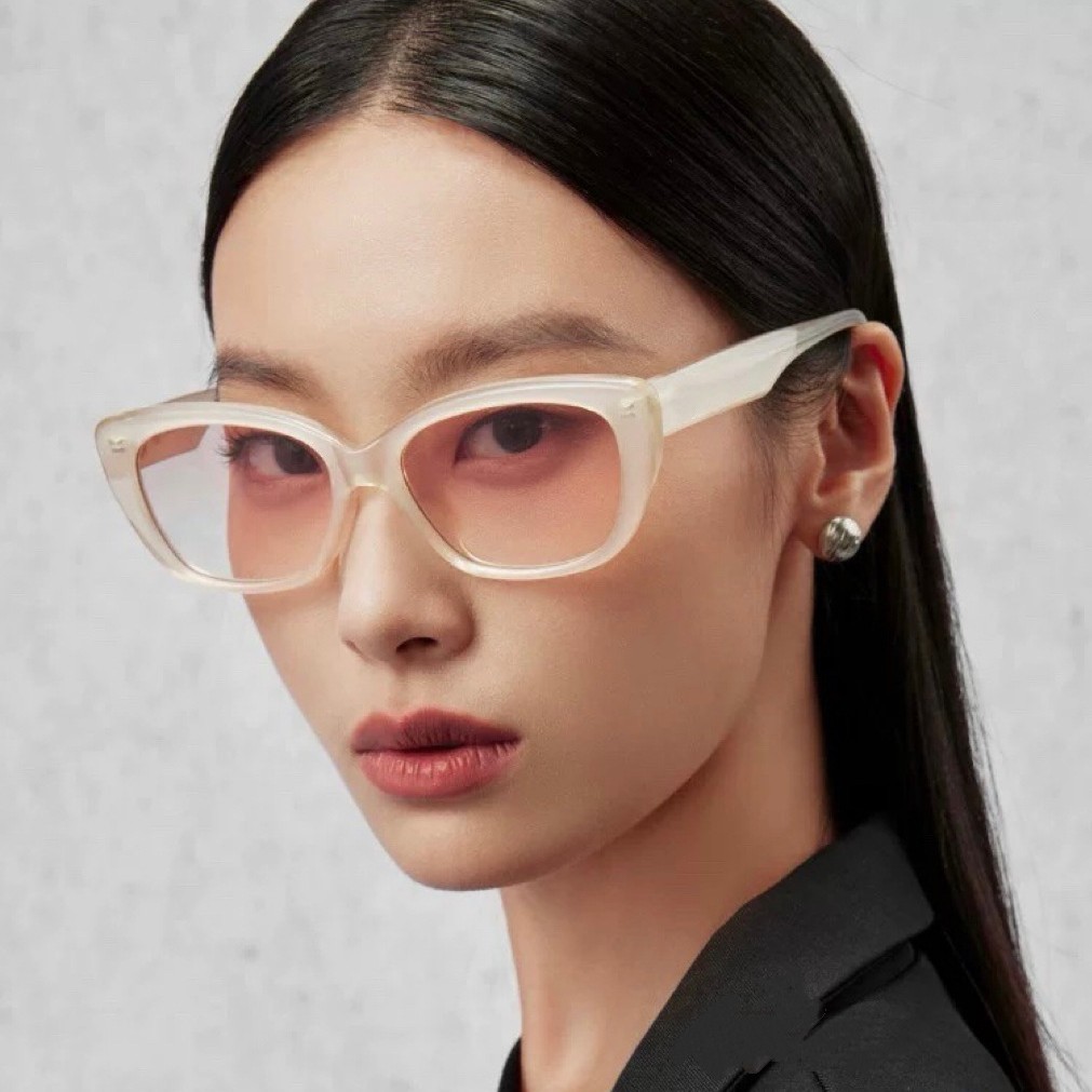 Narrow Frame Sunglasses for Women and Men, European and American Style, Polarized Retro Small Frame Cat Eye, g and m Models