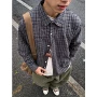 vintage宽松长袖休闲衬衣