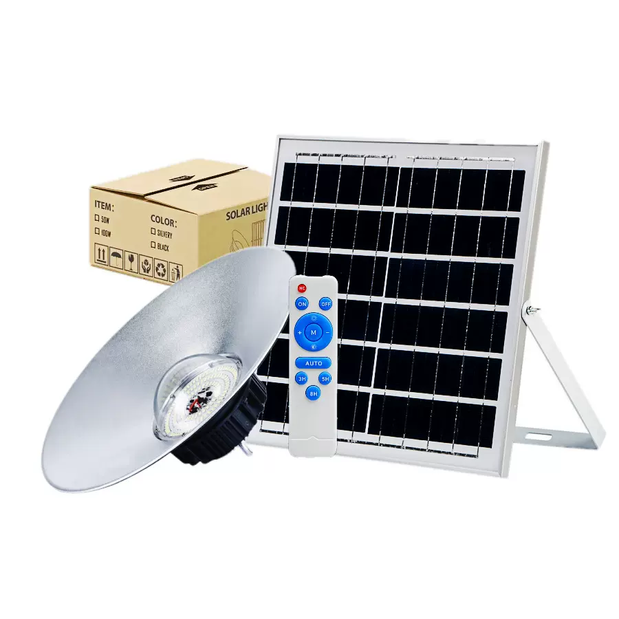 太阳能工矿灯UFO吊灯庭院灯花园工程灯太阳能路灯投光灯LED工矿灯