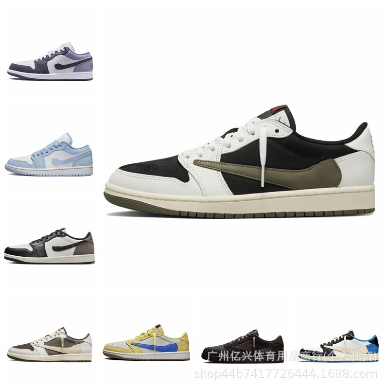 Putian Pure Original Men's Shoes Aj Barb Lightning Canary Couple Style Women's Shoes Cross-Border Breathable Sports Shoes Men's Shoes