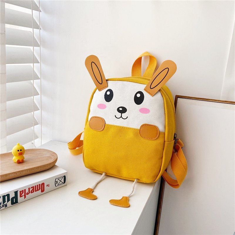 Children's Bags, Boys' Canvas Backpacks, Cartoon Cute Girls' Schoolbags, Backpacks, Kindergarten Portable Bags
