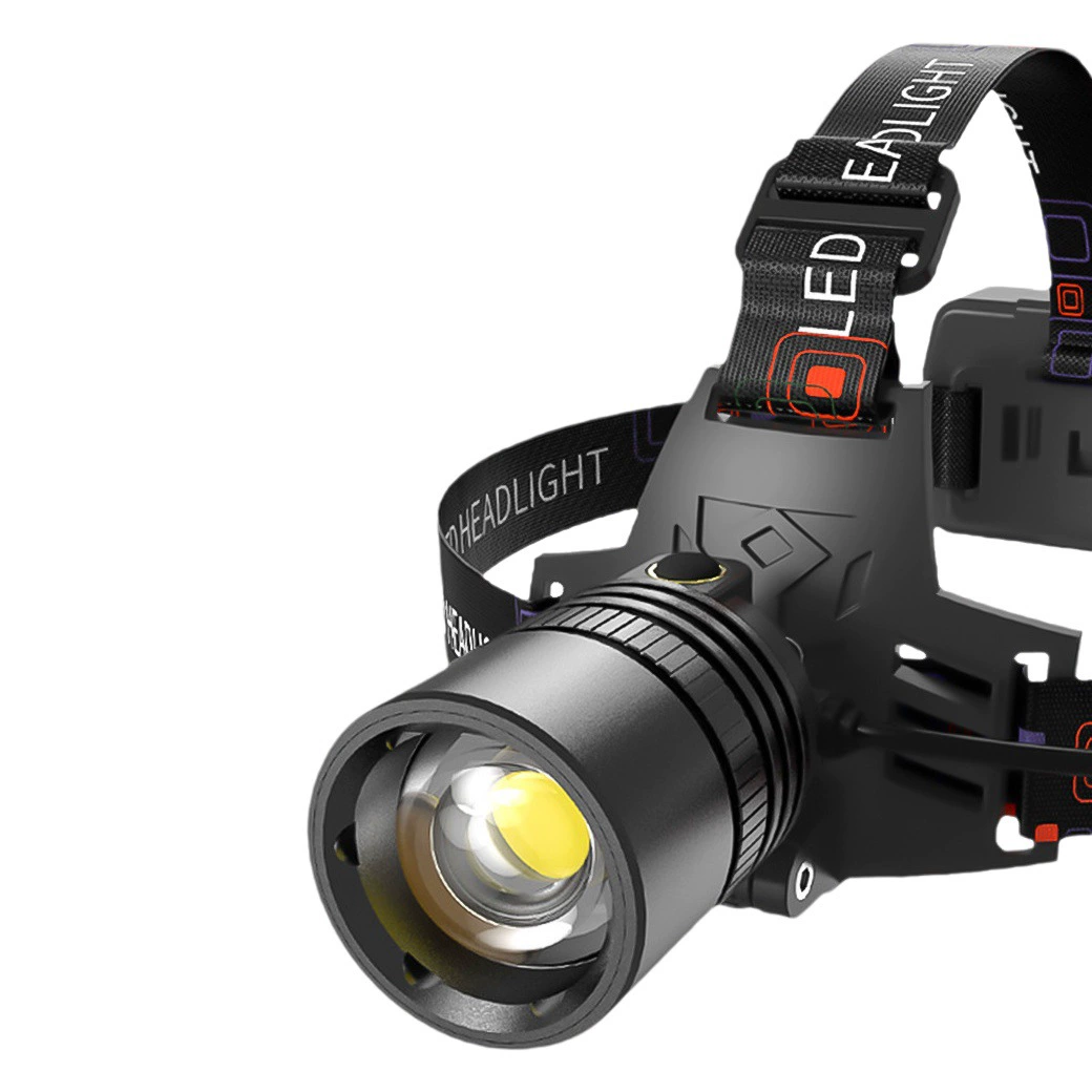 Белый лазер P50 сильный свет Фара USB зарядка супер яркий светодиодный Открытый зум аварийная ночная рыбалка лампа головной фонарик