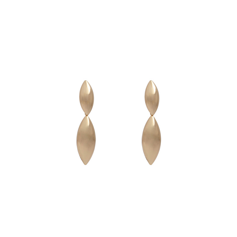 1 Paire Style Simple Géométrique Placage Le Fer Boucles D'oreilles display picture 9
