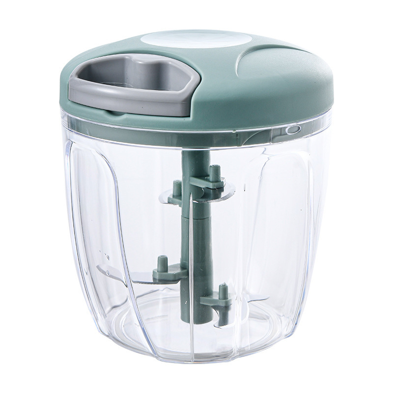 Máquina de puré de ajo, máquina de trituración de ajo manual, máquina de tirar de ajo multifuncional, picador de carne de jengibre y ajo, picador de carne complementario, mini batidor de ajo de cocina