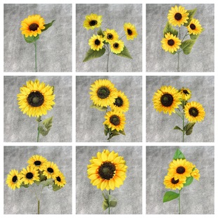 (Cross-border trading), realistic flower arrangements solar-powered, artificial flowers
