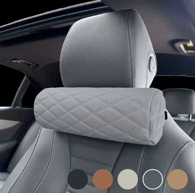 Korean Car Headrest, Four-Season Neck Headrest - warm-gray-31cm12cm