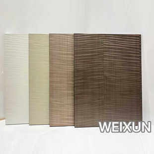 Wei Xun Light High-End Factory Light Luxury Furniture Door Panels High-Gloss Acrylic Shadow Wood Series Light High-End Wood Decorative Panels