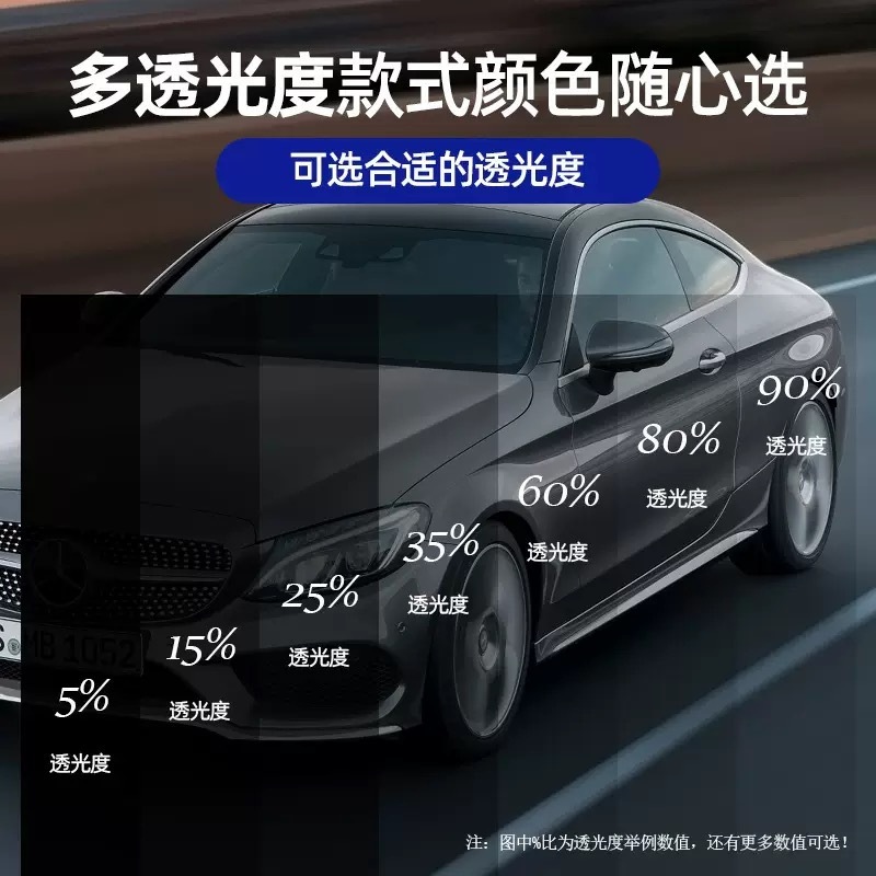 自動車太陽膜4S店自動車貿易専用人気モデル高精細高透断熱膜原色防爆金工場直販|undefined