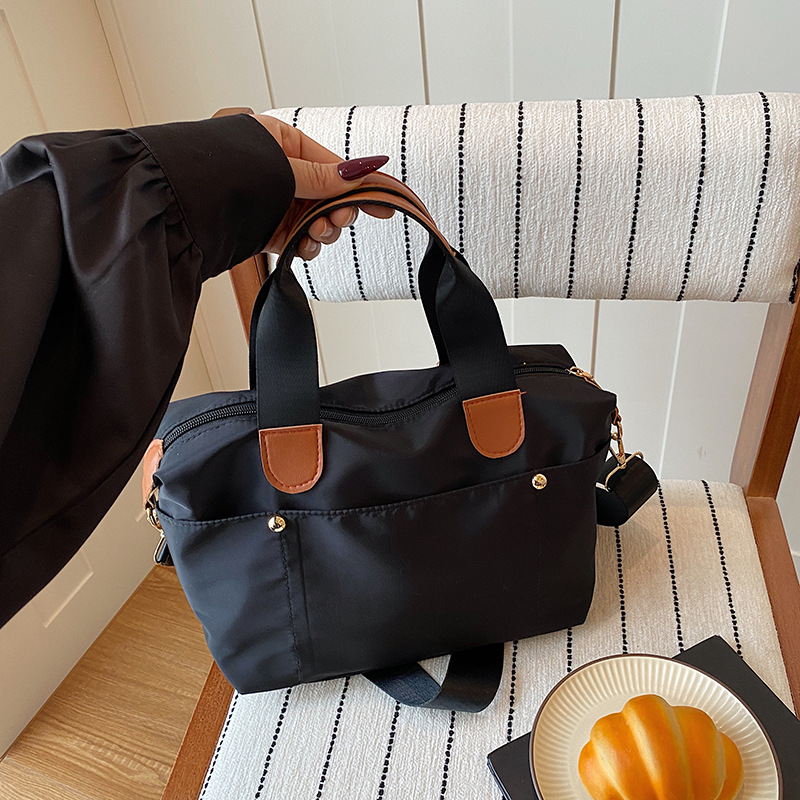 Women's Retro Boston Shoulder Bag Trendy Dumpling Handbag Travel_voghion.com