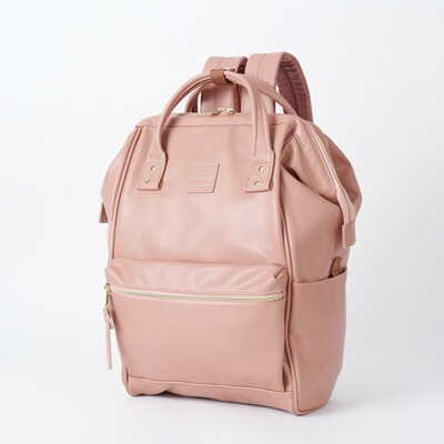 Japan Lotte Backpack Gold mouth Leatherwear Traveling travel knapsack Female bag student schoolbag bags Middle aged backpack