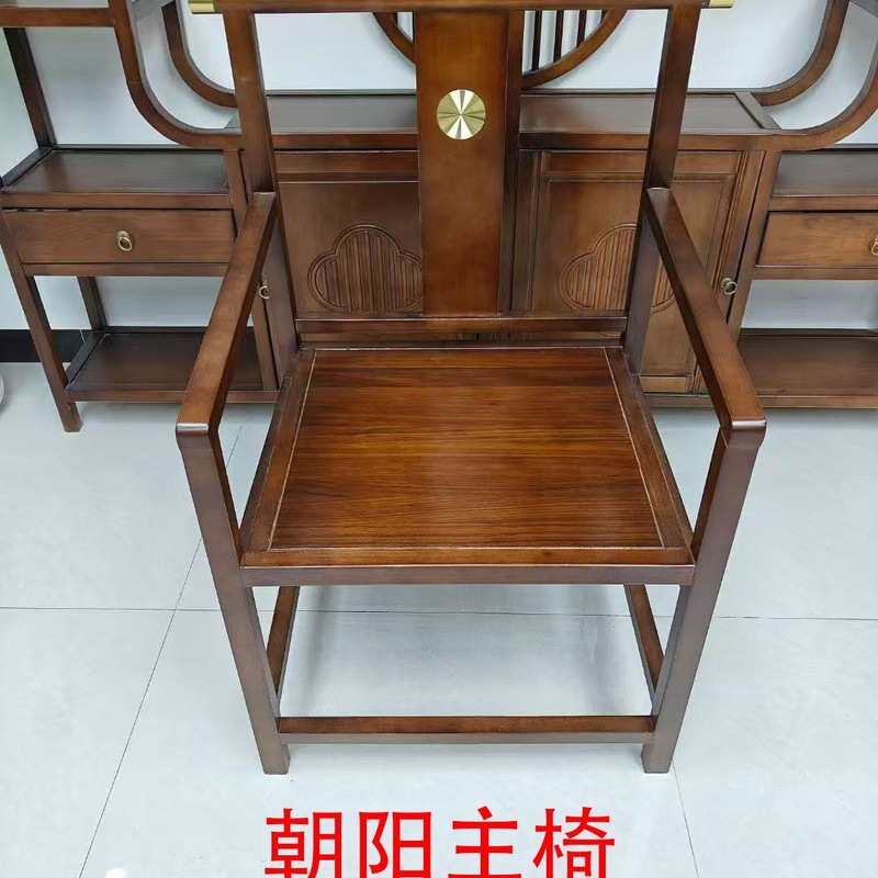 新中式茶桌茶几茶台一整套实木办公室家用一体阳台小型泡茶卓|undefined