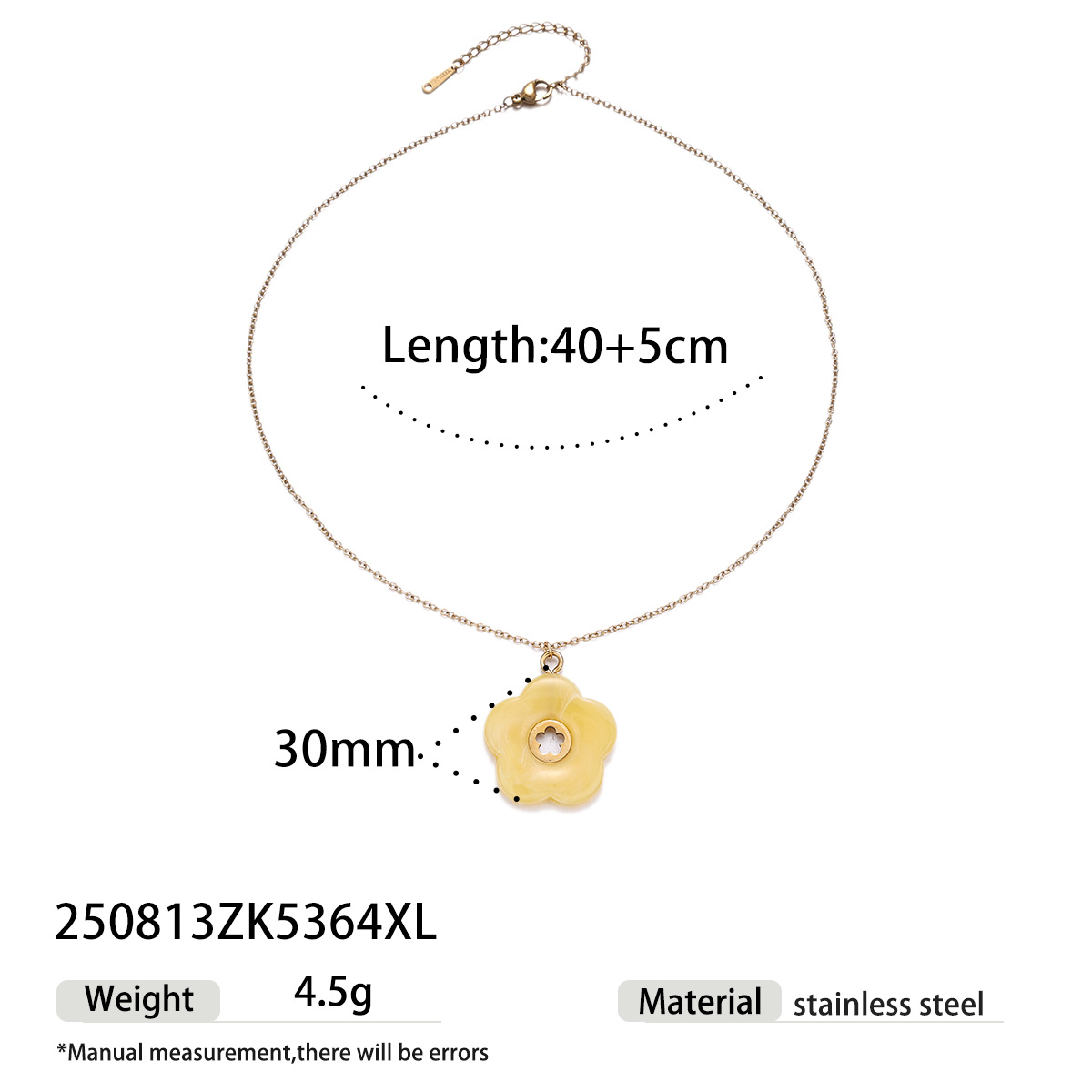 Alta Europa y América de acero inoxidable acrílico collar ligero de lujo de alto nivel nicho conjunto de joyería de venta caliente transfronteriza