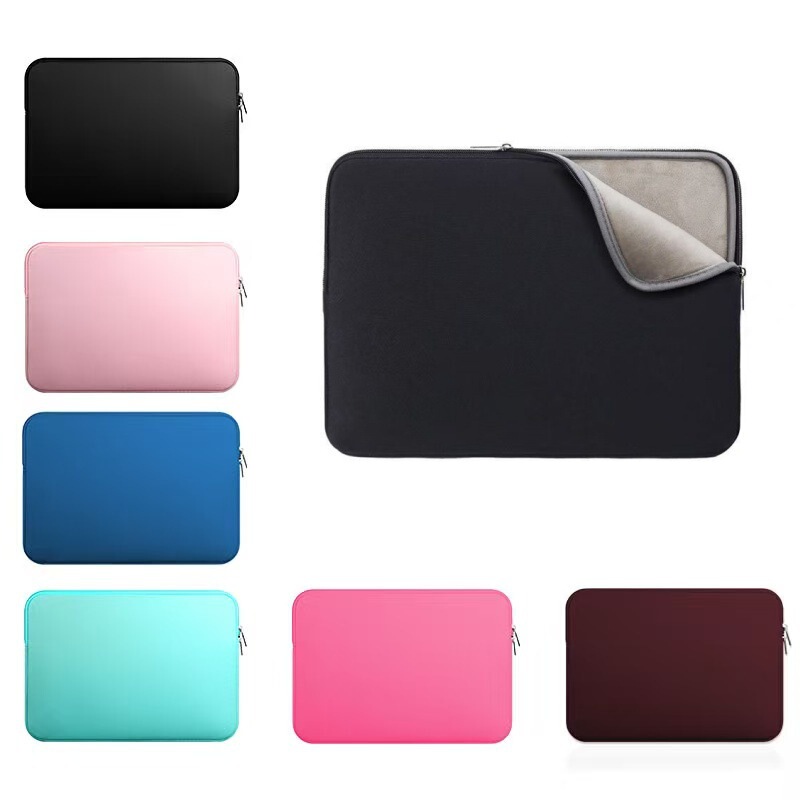 Solid Color Laptop Bag 11-Inch 14inch 15.6inch Anti-Scratch Velvet Thickened 13inch Inner Liner Bag