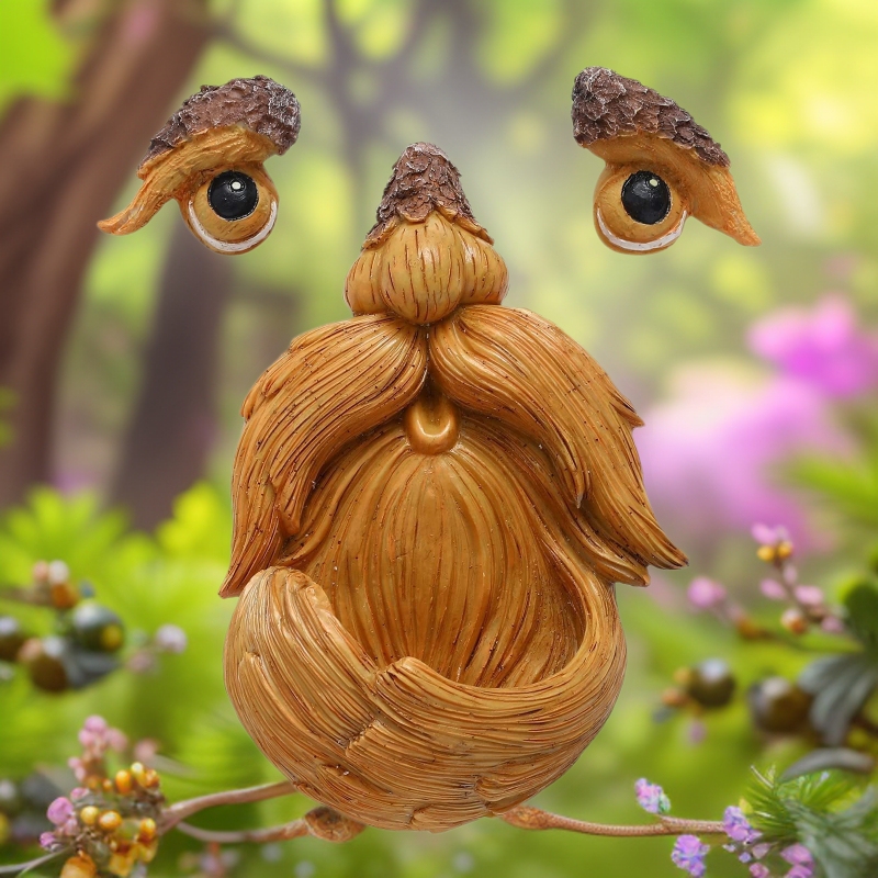 Amazon's Same Model Tree Monster Bird Feeder Outdoor Garden Hanging Bird Feeder Decorative Resin Crafts Christmas