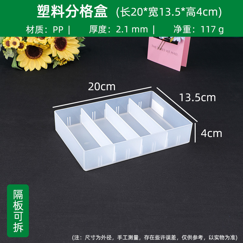 プラスチック製のコンパートメント収納ボックス、透明なナース薬箱、分離された収納バスケット、注射薬局バスケット、輸液卸売|undefined