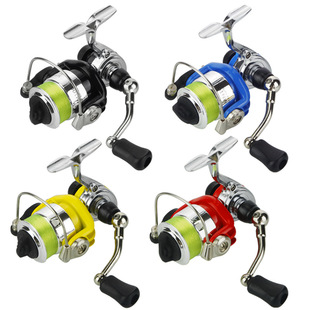 Weihe mini metal spinning wheel hairtail line MN100# micro fishing wheel Makou stream fishing wheel wholesale