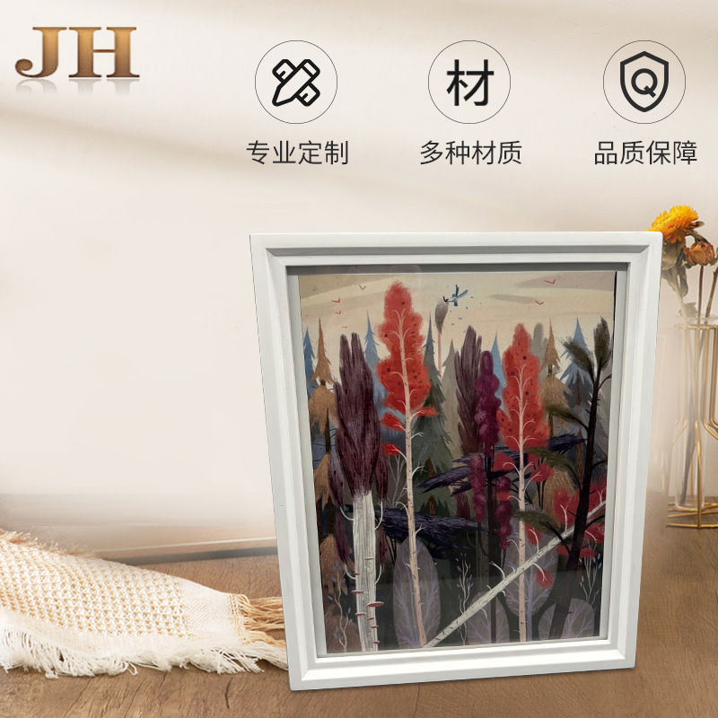 Landscape Photo Frame Table Hanging Wall Picture Frame Wooden Retro Travel Scenery Photo Photo Table Travel Scenery Photo