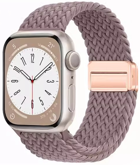 Apple iwatchS9876 時計ストラップ織り磁気バックル時計ストラップ ApplewatchS10 男性と女性の通気性に適しています。|undefined