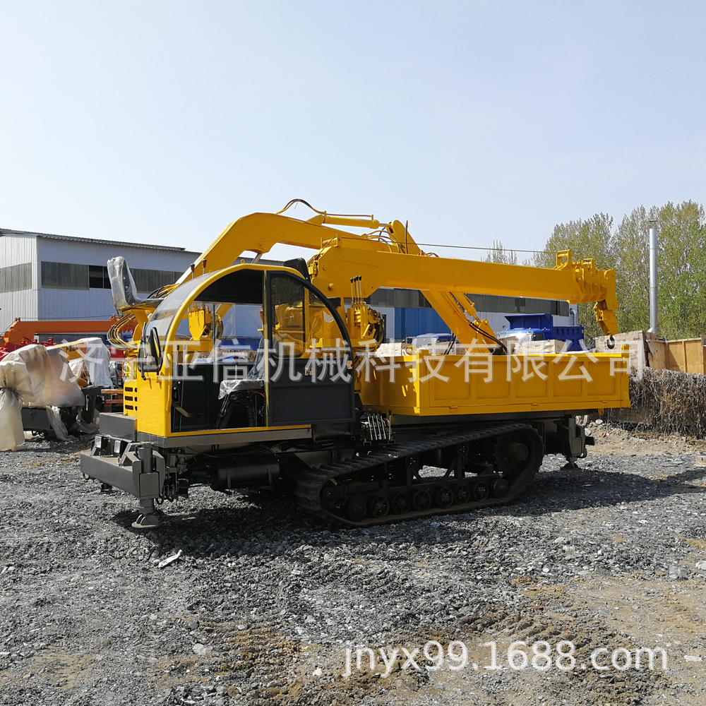 履带式吊挖运输车 四不像随车挖运机适合各种地形作业