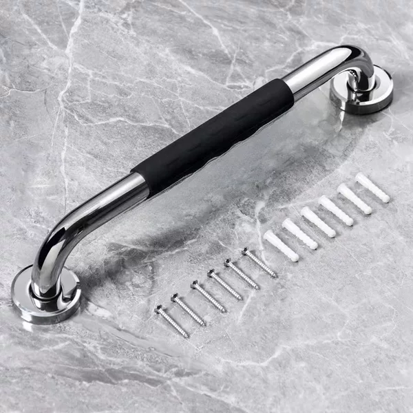 304 Stainless Steel Silicone Handrail Bathroom Elderly Disabled Toilet Toilet Safety Anti-fall Toilet Railing