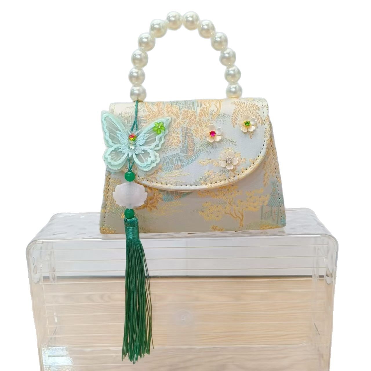 Nuevo estilo antiguo bolso para niños bolso de mensajero lindo para niña bolso de hombro de viaje de niña de estilo chino bolso de hombro de todo fósforo