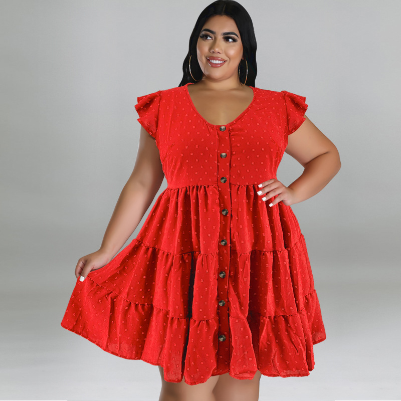 Damen Kleid In Übergröße Aus Eisseide Mit Pompon Struktur_voghion.com