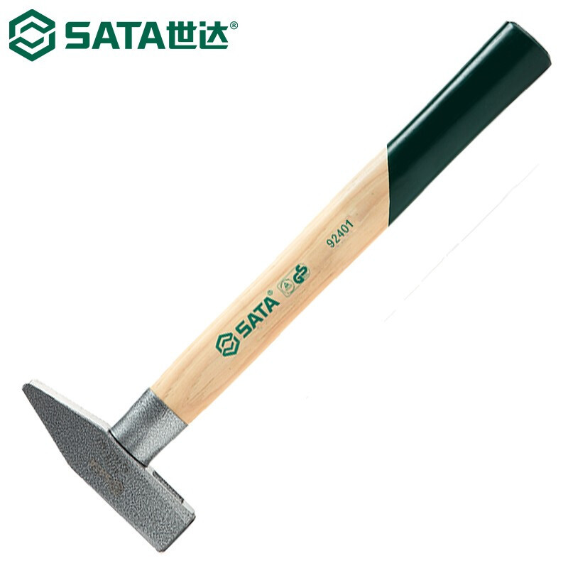 世达（SATA）92401 钳工锤木柄锤子铁锤小榔头手锤200g
