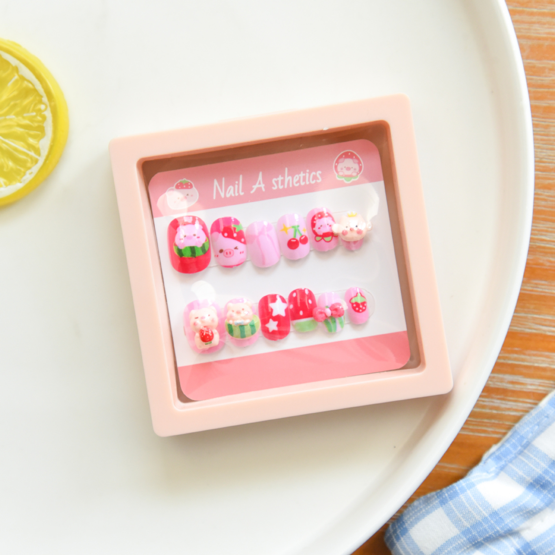2# Set de cerdo rosa
