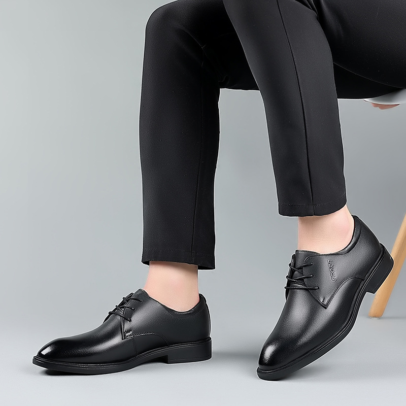 Chaussures homme en cuir véritable - Ref 3445792 Image 3