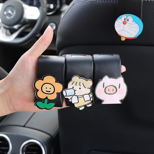 Car Hook Strap Truck Car Accessories Multi-functional Car Seat Back Decor Small Car Interior Supplies All-in-One