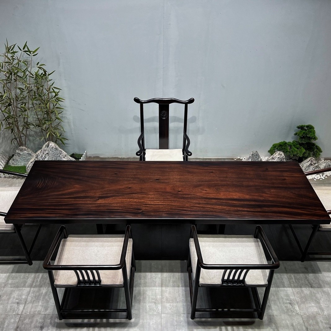 Стол сплошной древесины, южноамериканский Hutaomu Boss Tea Table Table Table Table Table Logwood Новое китайское столик и комбинация стула