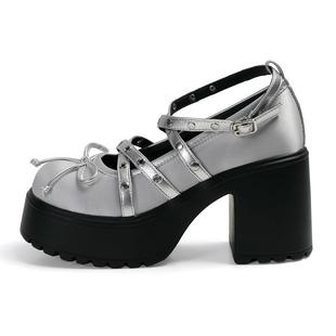 ����9cm��ʽ��ᬔ����ЬŮ�����¿��׺ڴָ߸�loЬ��ЬӢ���L