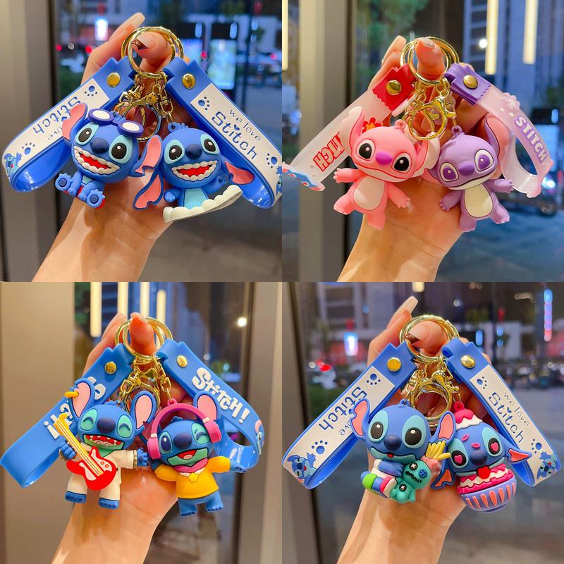 Cartoon Dress Stirl Keychain Trend Stirl Series Pendant Game City Key Chain Small Gift Wholesale Cartoon Dress Stirl Keychain Trend Stirl Series Pendant Game City Key Chain Small Gift Wholesale